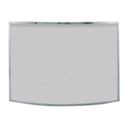 Uniflame Fireplace Screen, 41 in W 31 in H, Pewter S-1613