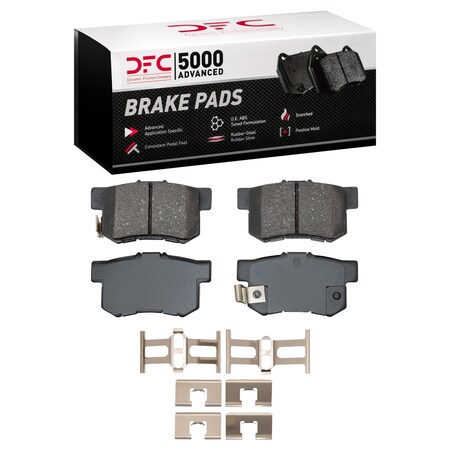 Dfc 5000 Advanced Disc Brake Pad Set,  1551-0536-01