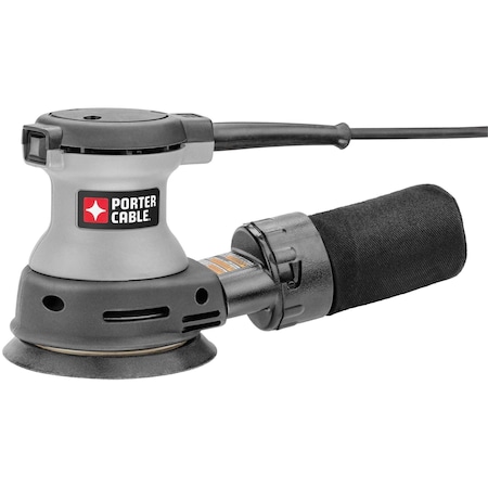 Porter-Cable 8-HOLE CORDED RANDOM ORBIT SANDER, 5 IN, 12000 OPM SPEED 382
