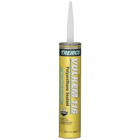 Tremco 10.1 Oz. 356687 Limestone Vulkem 116 General Purpose Textured Polyurethane Sealant 356686