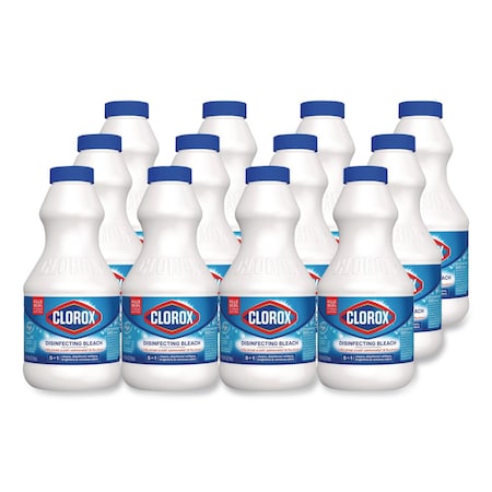 Clorox Cleaners & Detergents, Bottle, Unscented, 12 PK CLO32251