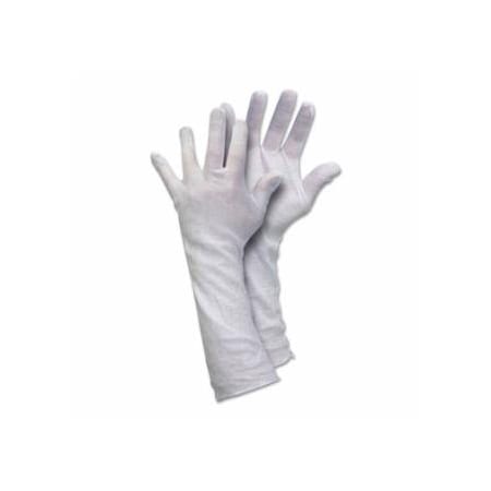 Mcr Safety Lisle Cotton Inspector Gloves, 100% Cotton, Large, 12PK 127-8614C
