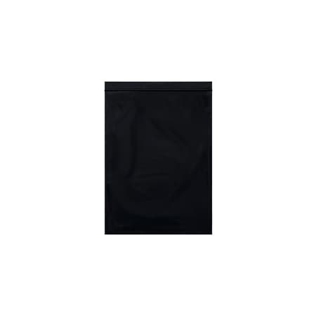 Bubblefast 1000-9 x 12'' - 2 Mil Black Reclosable Poly Bags, 1000PK BFPB3645BK