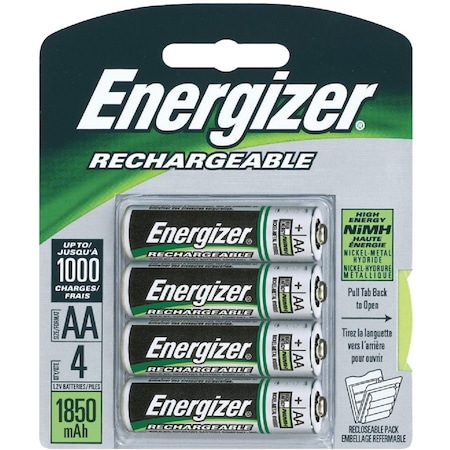 Energizer Power Plus AA Rechargeable Battery, 4PK NH15BP-4