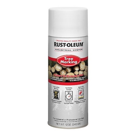 Industrial Choice Marking Paint, White, 12 oz 398858