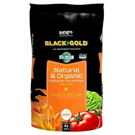 Sun Gro BLACK GOLD Potting Mix, Granular, Brown/Earthy, 120 Bag 140204016QTP