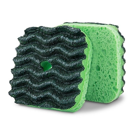 Libman LIB SCRUB SPONGES W/SUCTION HOLDER 443700