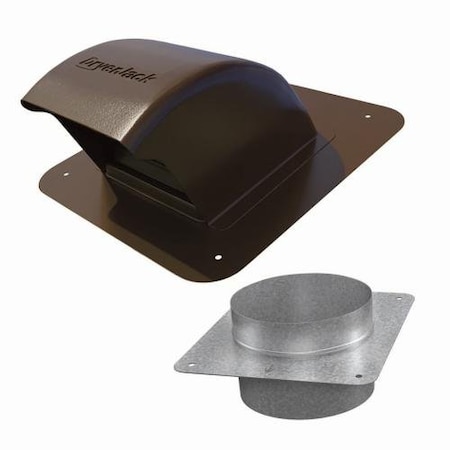 Inovate Black Dryerjack And Roofneck Kit For Sleek And Efficient Roof Venting. DJK477BR