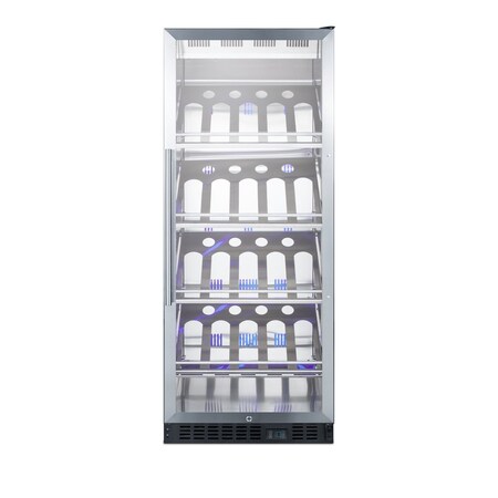 Summit Commercial 24in Wide Single Zone Commercial Wine Cellar SCR1156CHCSS