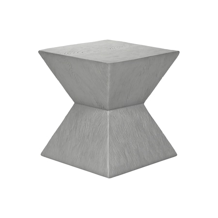 Monarch Specialties Accent Table 25"h, Indoor or Outdoor, Side Table, Nightstand, Bedroom, Living Room, Grey, Modern I 4125