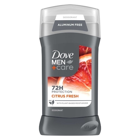 Dove Men+Care Citrus Fresh Aluminum Free Deodorant Stick, 3 Ounce, 12PK 64803364