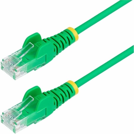 Startech.Com 4FT GREEN SLIM CAT6 ETHERNET CABLE, SNAGLESS, 100W POE, UTP, LSZH, 28AWG BARE CO N6PAT4GNS