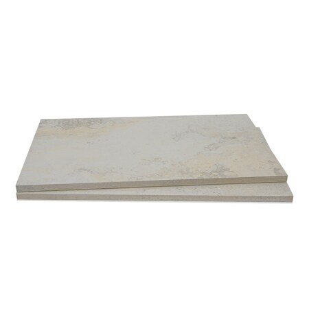 Ackland Westvale Terrano 13 in. x 24 in. x 2 cm. Matte Porcelain Pool Coping, 2PK AKLNCWESTERR13X24M-EE-CA