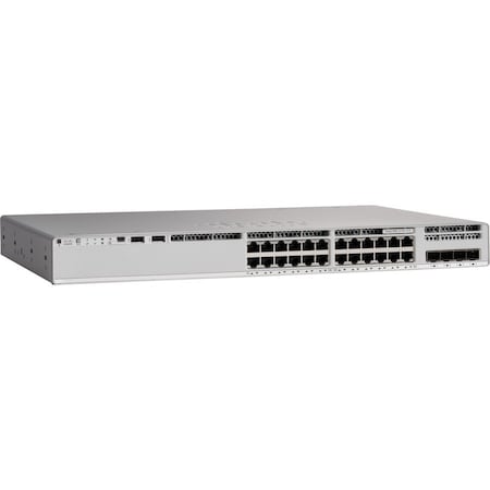 Cisco CATALYST 9200L 24-PORT POE+, 4 X 1G, NETWORK ESSENTIALS C9200L-24P-4G-E