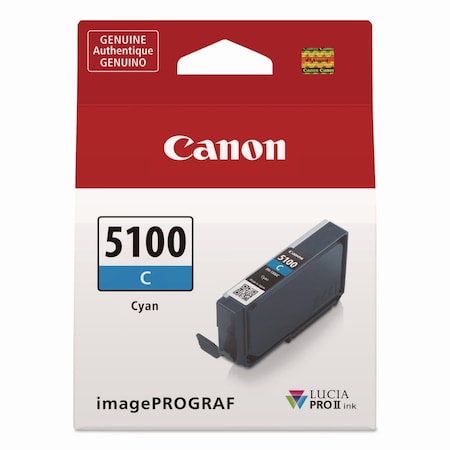 Canon Lucia PRO II Ink (PFI-5100), Cyan 6953C002