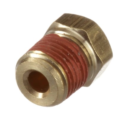 Thermodyne Pipe Plug with Tread Lock, 1/8in MPT, Brass 90445