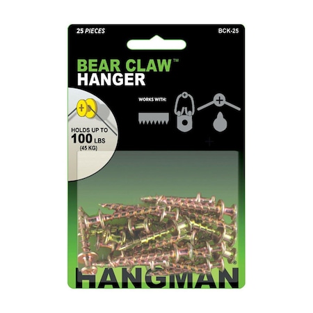Hangman Products Heavy Duty Double Headed Hanger  25 Each 5911474