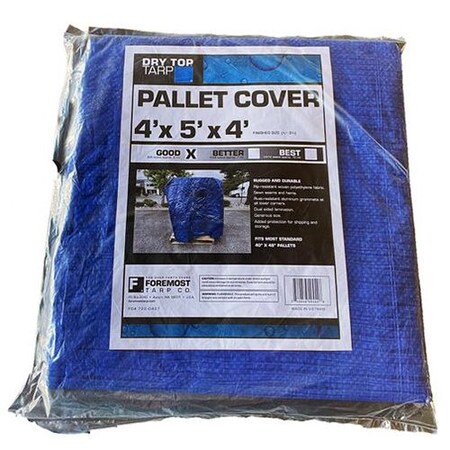 Penofin 4ft x 5ft x 4ft Foremost 40454 Blue Dry Top Pallet Tarp Cover FSSEB5G