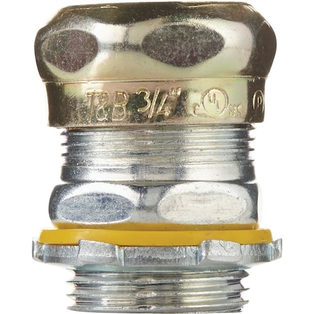 Halex 3/4'' Compression Raintight EMT Conduit Connector, 5PK 26252