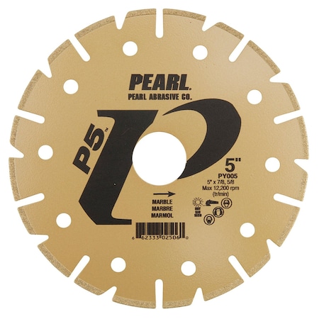 Pearl P5 Electroplated Marble Blade 5in x 7/8 x 5/8 PY005