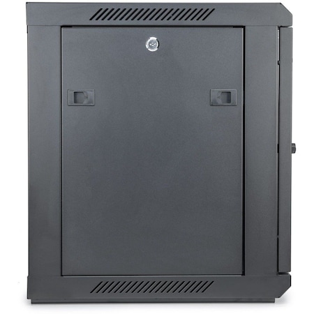 Rocstor SOLIDRACK 9U RACK ENCLOSURE TEMPERED GLASS WINDOW-BLACK Y10E002-B1