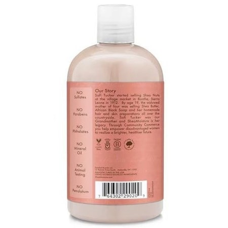 Shea Moisture Curl Plus Shine Coconut and Hibiscus Hair Shampoo, 13 Fluid Ounce, 4PK 68535