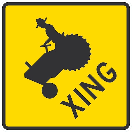 Lyle XING (w/graphic), 24x24, Engineer Grade, Yellow G-12835-EG_24x24