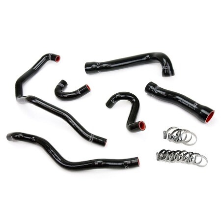 Hps Performance High Temp Reinforced Silicone Radiator and Heater Coolant Hose Kit, Black, 57-1543-BLK