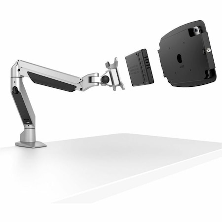 Compulocks iPad Pro 12.9IN 3-6th Gen Space Enclosure Articulating Arm Mount Plus Hub Black 660REACH299PSENBH01