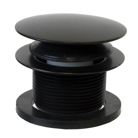 Westbrass Mushroom Tip Toe 1-1/2" NPSM Coarse Thread Bath Drain in Oil Rubbed Bronze D398R-12