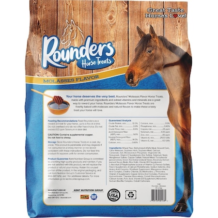 Kent Rounders 30 Oz. Molasses Horse Treats 8008