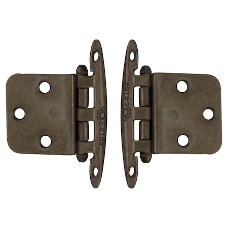 Brixwell Face Frame Non Self Closing Cabinet Hinges For Kitchen And Home Hardware Burnished Brass Pair BXB8767BB
