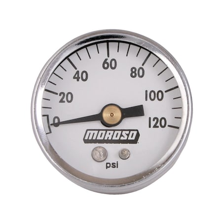 Moroso 89611 1.5 in. 0-120 PSI Oil Pressure Gauge MOR89611
