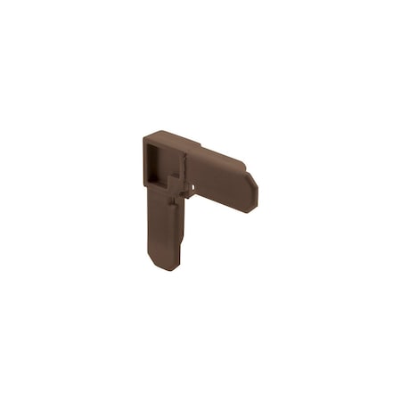 Prime-Line Square Cut Screen Frame Corner, Plastic, Bronze, 100PK PL14273