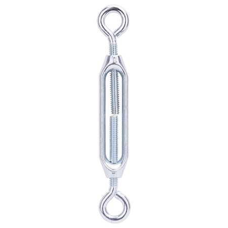 Prosource Turnbuckle, 1/4 in Thread, Eye, Eye, 7-1/2 in L Take-Up, Aluminum LR329