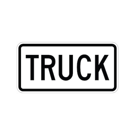 Sign Solutions Usa Traffic Sign, 24 in Width, Aluminum Sign, Horizontal Rectangle DUS06DWT2412M4-4