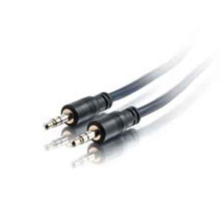 Fasttrack 50ft Plenum-Rated 3.5mm Stereo Audio Cable with Low Profile Connectors FA265753