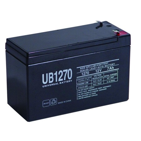 Premium Power Products SLA Battery UB1270 with F2 con UB1270-F2