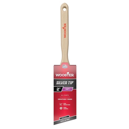 Wooster 5228 2 in. Silver Tip Semioval Angle Sash 71497186225