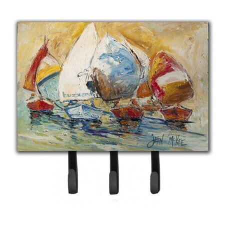 Carolines Treasures Buzzards Sailboat Race Leash and Key Holder JMK1037TH68