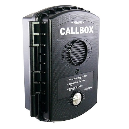 Ritron Two-Way Radio Callbox, Black, 3 1/16" D RQX-117M-QBLK