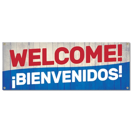 Signmission Welcome, 18 Inch, Banner B-30437