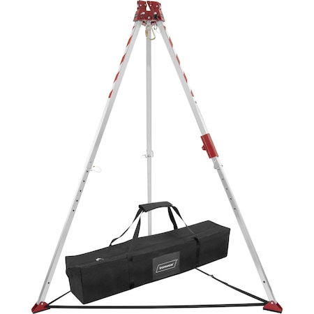 Ironwear 7 ft Confined Space Aluminum Tripod w/ Storage Bag 2950