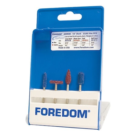Foredom Abrasive Point Set, 35000 RPM, 4 Pcs. AKHK84