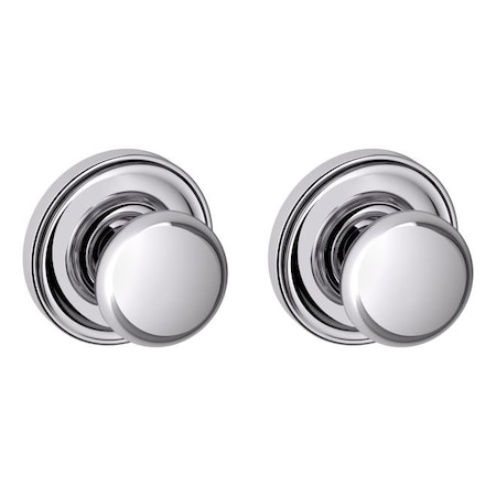 Baldwin Baldwin Preconfigured 5030 Knob with 5048 Rose Passage Lock with 2-3/8in Backset and Full Lip 5030260PASS