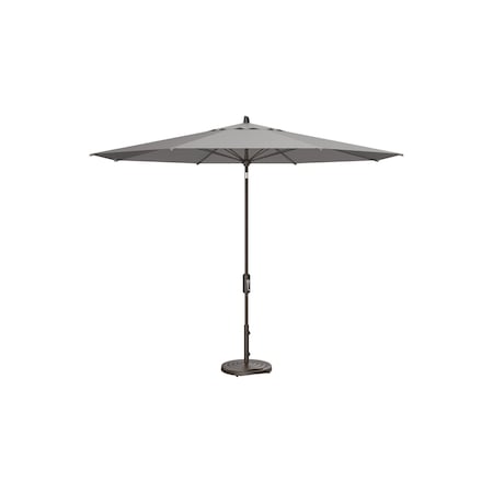 Treasure Garden 11 ft Patio Umbella, aluminum, fiberglass ribs, outdoor, Cast Silver UM841-00 40433 Cast Silver
