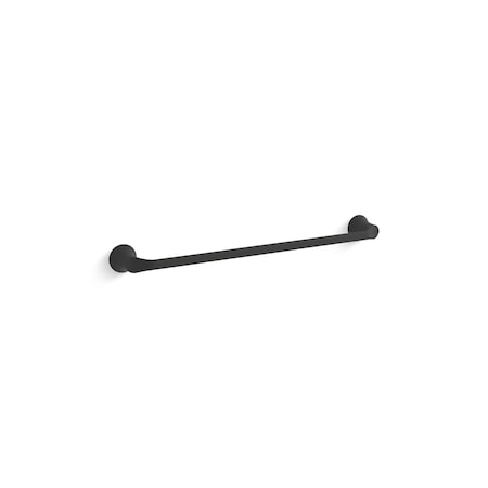 Kohler Simplice 24" towel bar 27394-BL