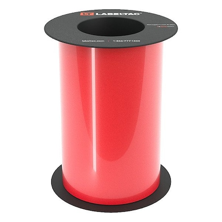 Creative Safety Supply LabelTac 9 Reflective Supply, Red LT804RF-C