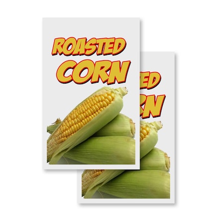 Signmission Roasted Corn, Vinyl Decals Only 24 Inch x 36 Inch, Vinyl Decal, 2PK DSB-2436-2PACK-Roasted Corn