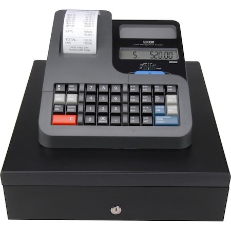 Hp Royal Cash Register - 4000 PLUs - 10 Clerks - 24 Departments - Thermal Printing 89395U